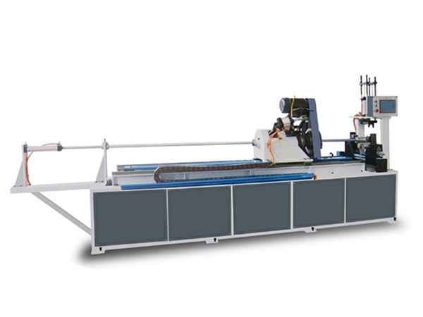 shaftless paper tube cutting machine